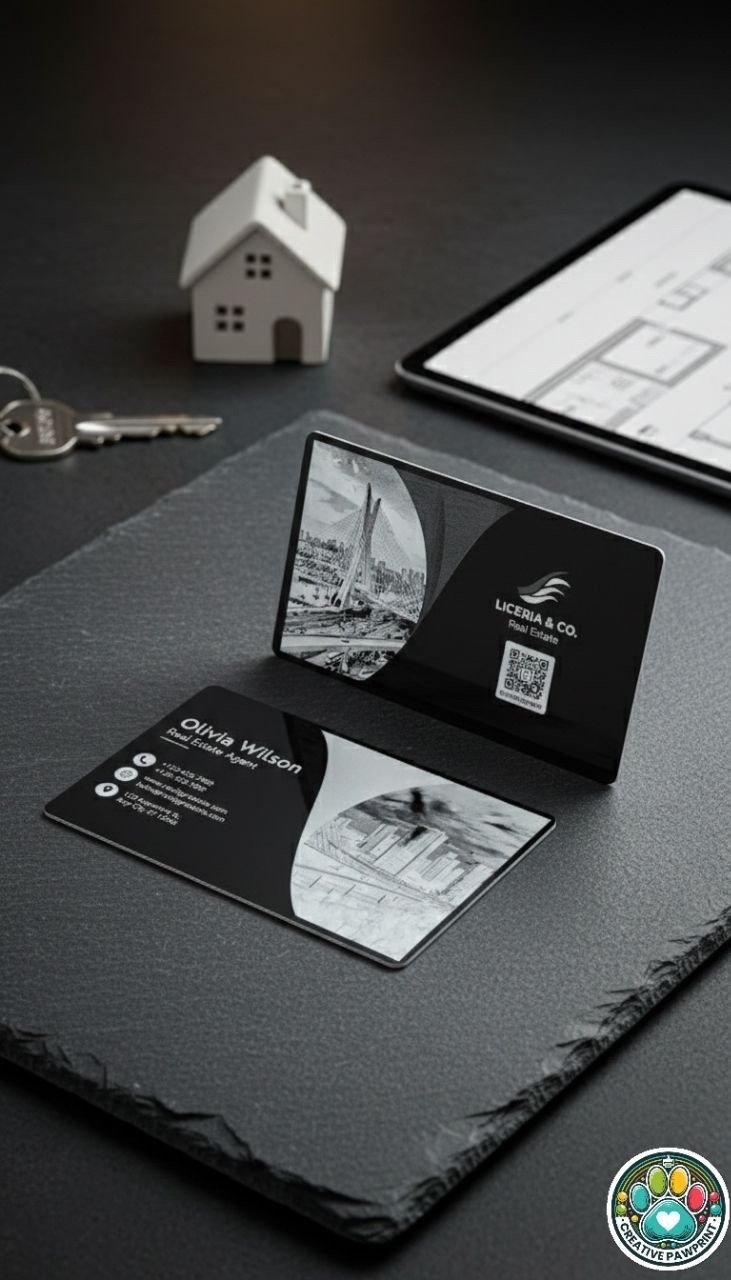 Liceria Co Olivia Wilson tarjetas metal real estate
